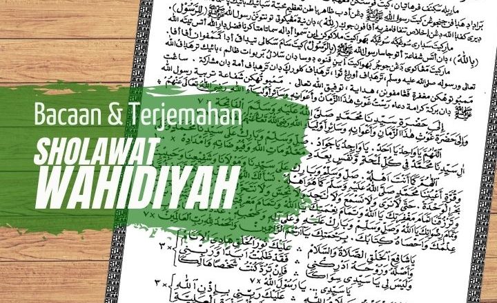 Bacaan Sholawat Wahidiyah dan Terjemah