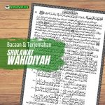 Bacaan Sholawat Wahidiyah dan Terjemah