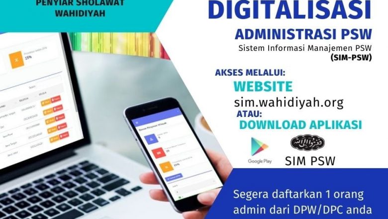 SIM PSW, Wujud Digitalisasi Informasi dan Administrasi Wahidiyah
